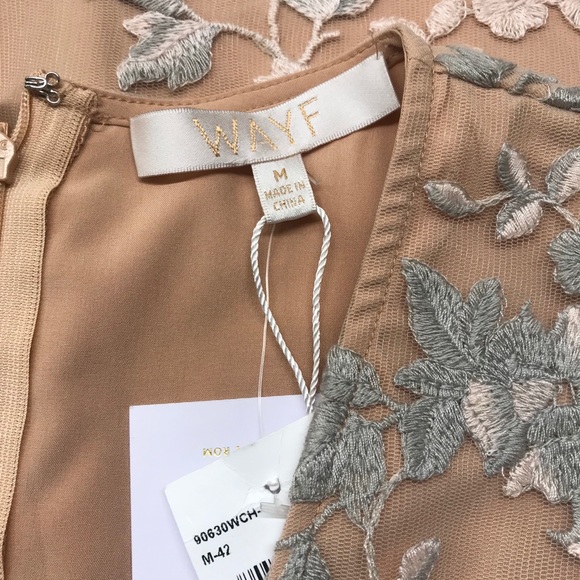 WAYF Oakfield Embroidered Mini Dress - Picture 6 of 14